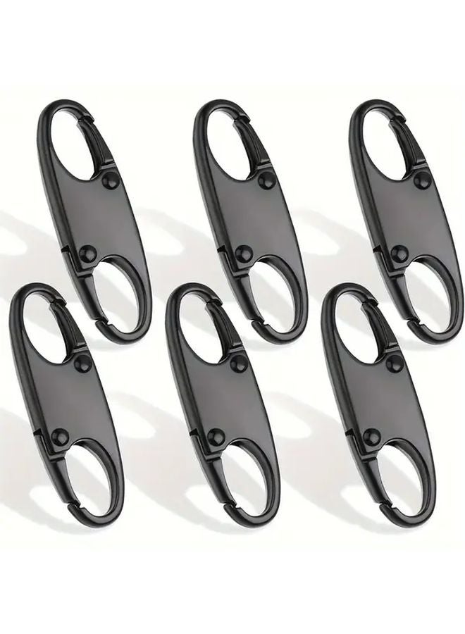 Silvery Alloy S Shaped Clips 10pcs Anti Theft Zipper Locks for Bags Backpacks Outdoor Gear - Image 5